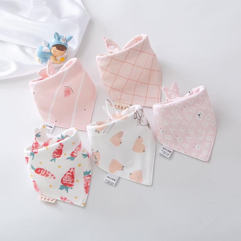 Unisex Triangle Baby Bibs: Pure Cotton, Waterproof, Super Soft, Double Snap, Scarf Wrap