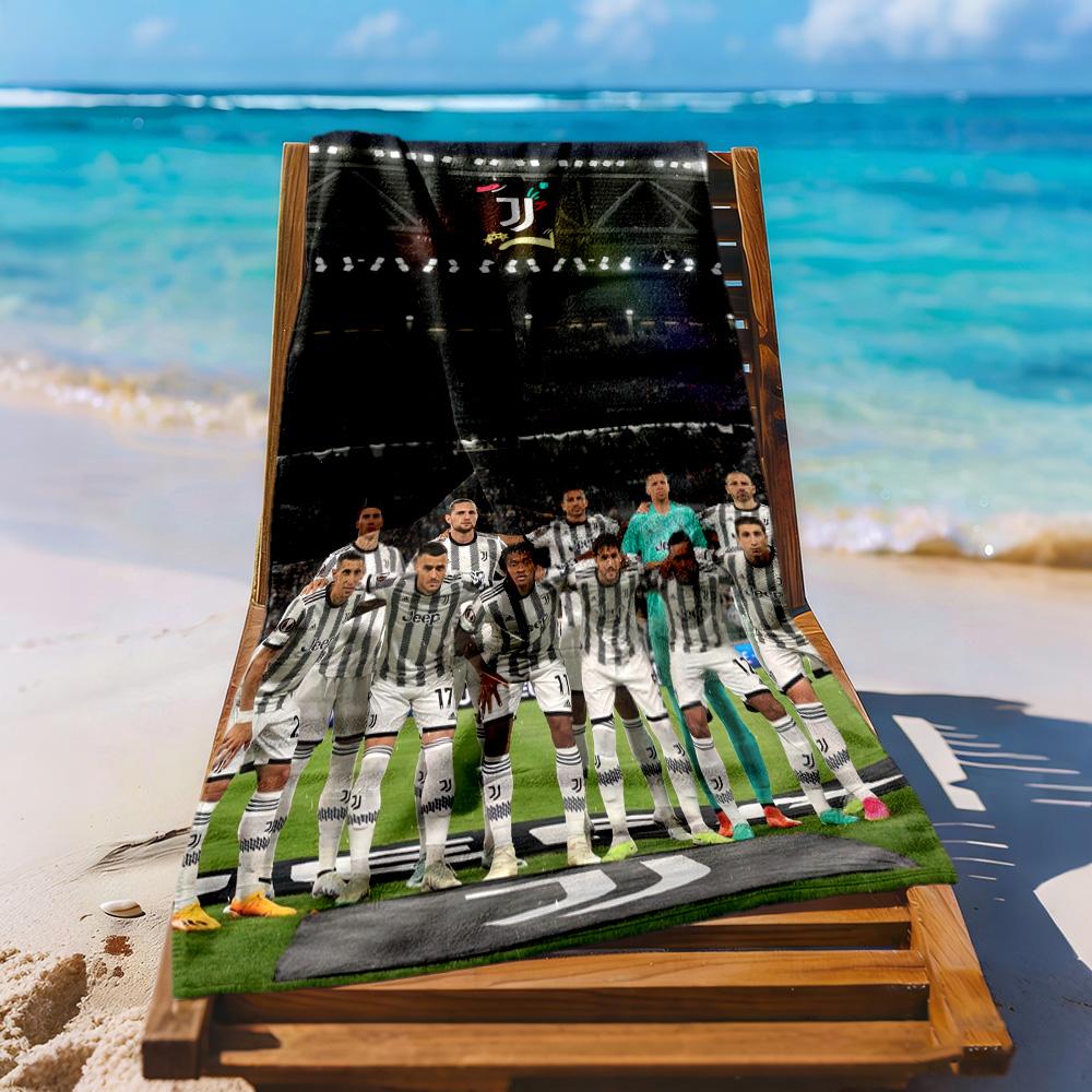 Juventus Beach Towel Super Soft Microfiber Quickdry Fabric Comfortable Lightweight