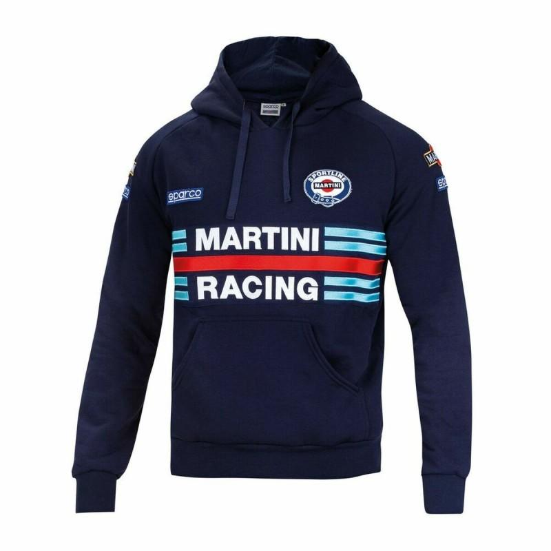 Sparco Sparco MARTINI RACING Men's Hoodie Size L Navy Blue