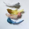 Glitter Feather Bird Ornament Sparkling Design with Clip Christmas Tree Decoration Festive Charm for Home