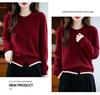 Women's Retro Camellia Button Cardigan - Elegant Niche Design for Spring & Autumn Versatility