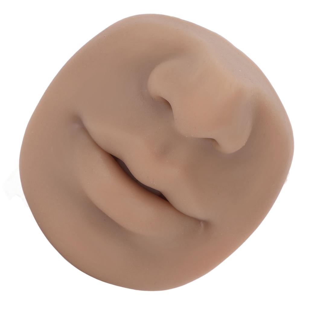 Silikonowy Model Nosa z Ustami Elastyczny Miękki Model Nosa Imitujący Wielokrotnego Użytku Ekspozytory Nosowe do Nauczania