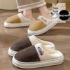 Unisex Plush Cotton Non-Slip Indoor Slippers