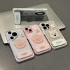 Color-Block 2-in-1 Little Pig iPhone 17 Pro Max/16 Pro Case - Simple, Cute for 13/14/15 Models
