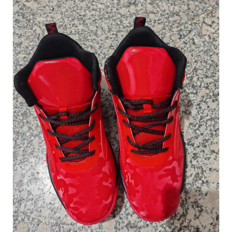 No. 23 letter basketball shoes men's leather sneakers older children and young students actual game sneakers