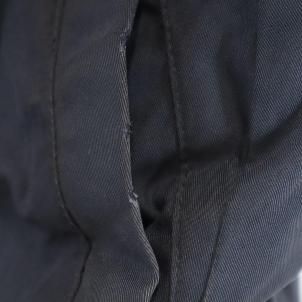 Pyrenex Kurtka puchowa 38 Granatowa Z futrem z szopa pracza Damska Używana