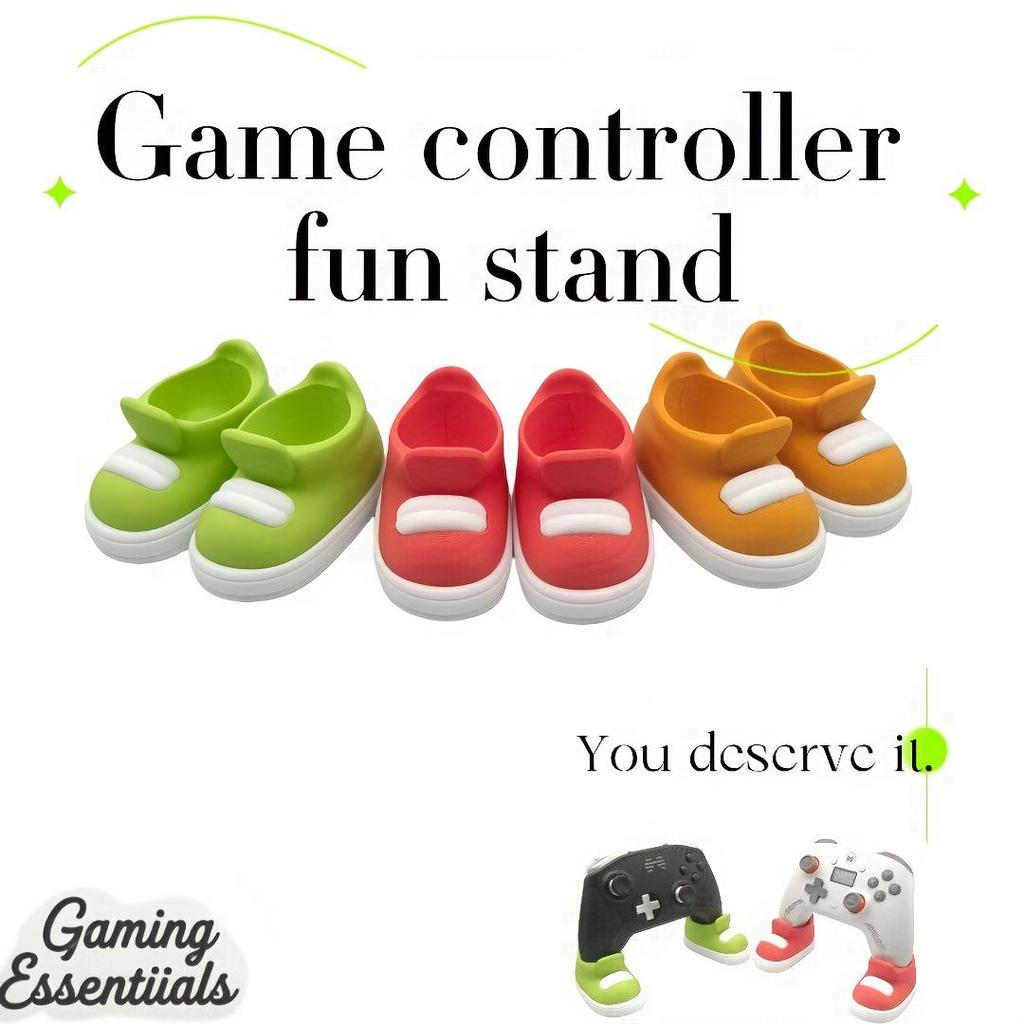 Colorful Shoe-Shaped Game Controller Stand - Perfect Gift for Gamers on Christmas or Valentine's Day