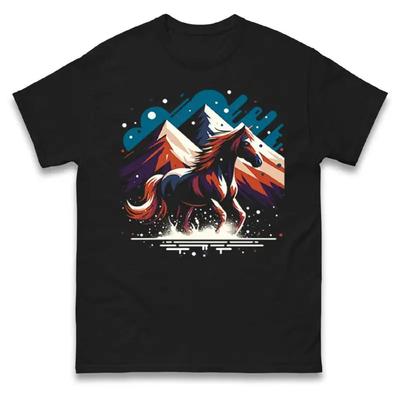 A Colourful Horse With Fantasy Markings T Shirt Creative Birthday Top