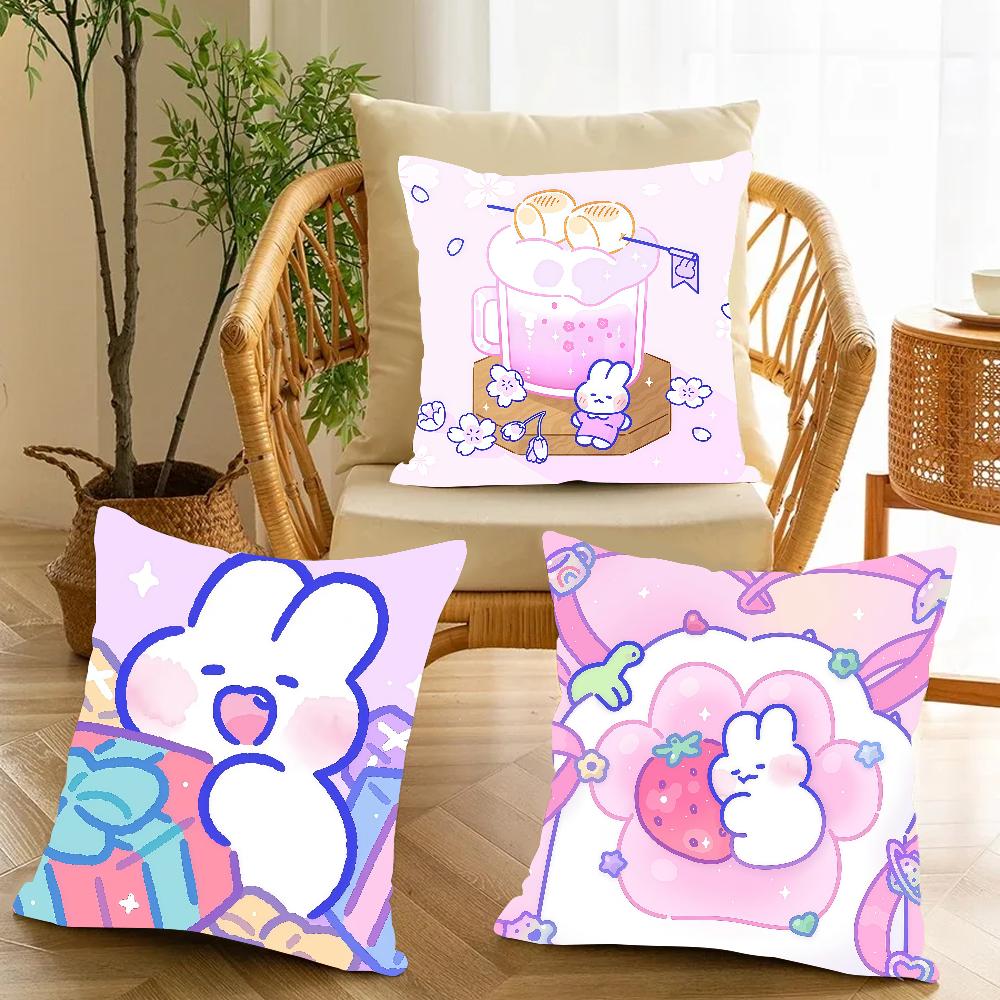 Cartoon Niedlich M-mongmong Kissenbezug Anwendbarer Raum Für Gästezimmer Innenräume Autos Büro Hausdekoration