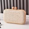 Straw Clutch Purses Women Summer Beach Straw Purse Woven Envelope Wallet Crossbody Shoulder Bag Evening Handbag Gifts