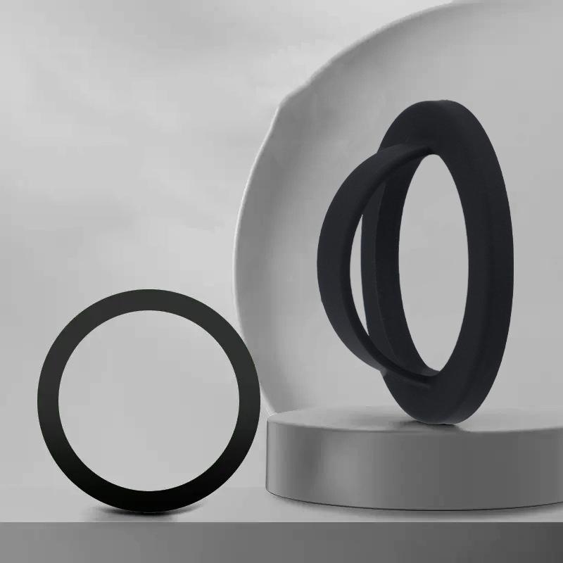 Magnetic Silicone Comfortable Circular Grip Phone Holder Powerful Grip For Phone 16 15/14/13/ 12 Android