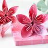 Sides Sakura Paper-cut Creativity Exercise Origami Paper Craft Paper Folding Paper Art Material