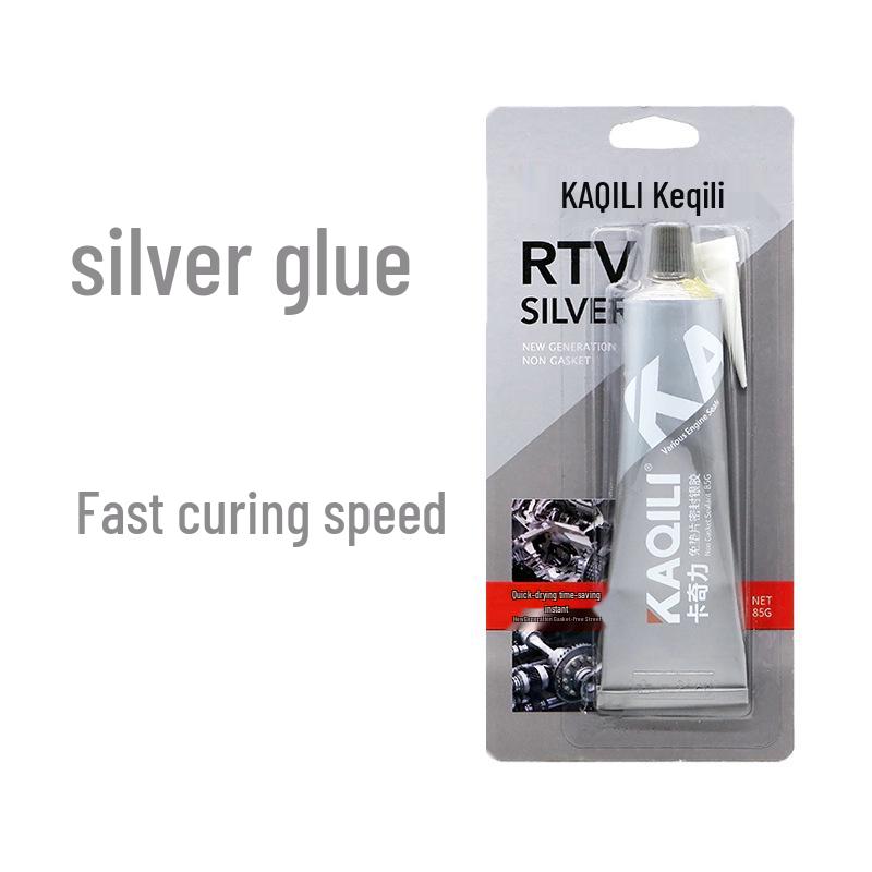 Jingu 586 High-Temp Red Glue Kachi Li Black Silicone Sealant, No-Gasket, Room Temperature Vulcanizing