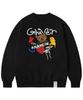 GRAVER [Unisex] Graphic Sketch Sweatshirt_Black