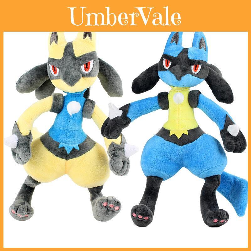 Entzückendes 12-Zoll glänzendes Luc Lucario Plüschtier Perfekt für Kinder und Sammler