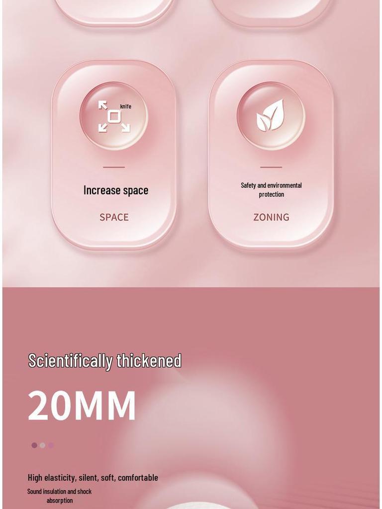 Verdickte & Extragroße Yogamatte für Anfänger - Unisex Heim-Trainingsmatte