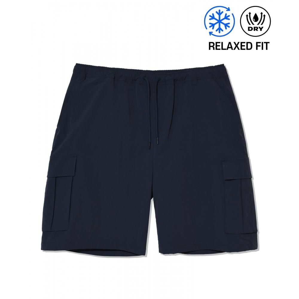 

YALE ONEMILE WEAR NYLON RELAXED FIT CARGO SHORTS NAVY