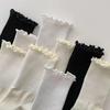 Women's Wood Ear Lace Mid-Tube Socks - Cute & Trendy Summer Mary Jane Style