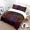 Colorful Heart-Shaped Branch Pattern Print Soft Comfortable Duvet Cover Bedding Set Included 1*Duvet Cover  2*Pillowcases