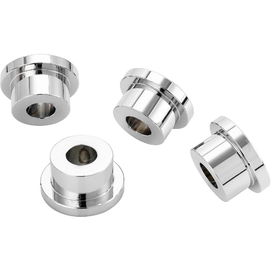 Wsays CNC Handlebar Riser Bushings Solid Billet Aluminum Compatible with Harley Sportster XL 1984-2022, Fit Softail FXR 1984-2017 Fit Dyna FXDL/I