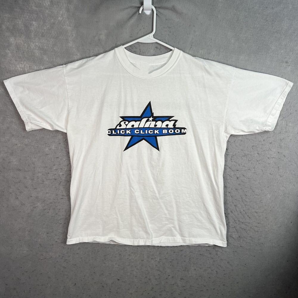 

Rare Merry Christmas Saliva Band Cotton Full Size To 4XL Shirt BL505 XL