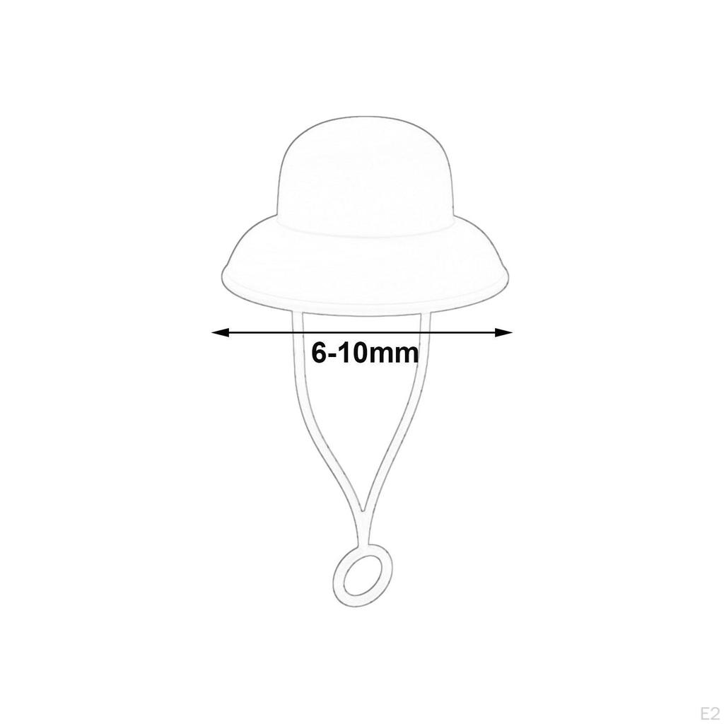 Cowboy Hat Shape Straw Protector, Drinking Toppers, Splashproof Airtight Seal Tips
