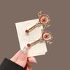 1/2pcs Beautiful Girl Warrior Hits Diamond Studded Magic Wand Hair Clip Pink Dreamy Super Eye-catching Lit Up Playful Styling