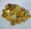 100g natürlicher gelber Achatstein, polierter Kies, Probe, Edelstein, tibetischer Kristall, Natursteine, Mineralien für DIY-Schmuck