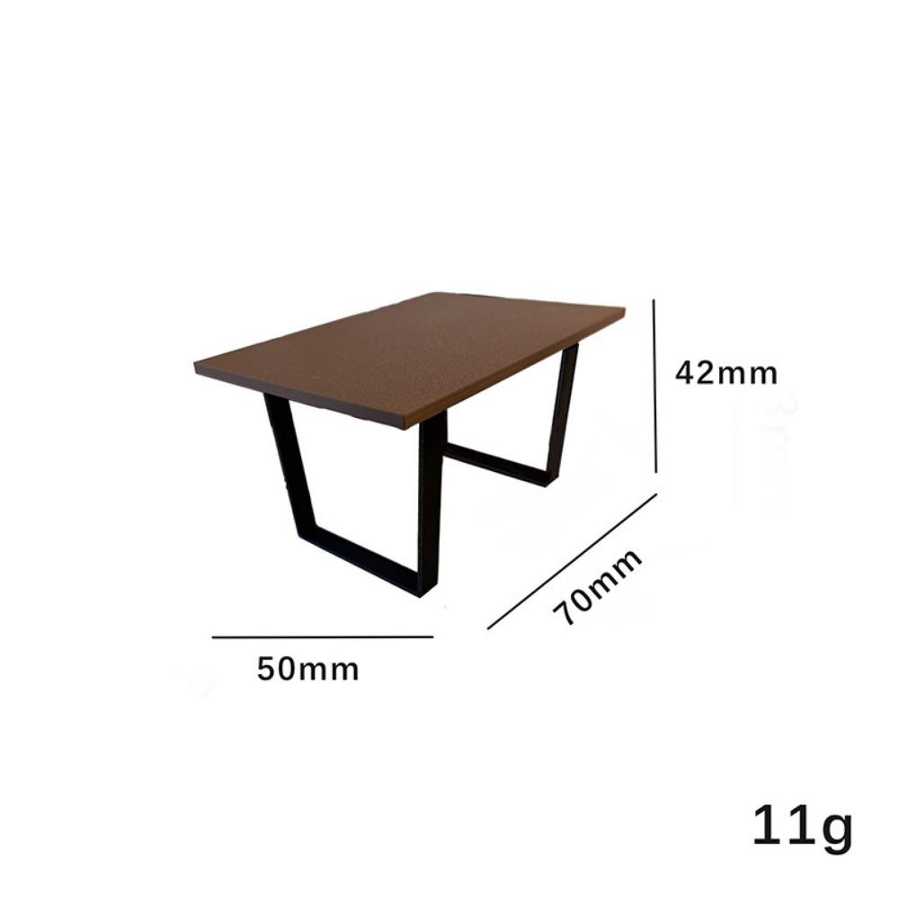 Mini Coffee Table Chairs 1/12 Simulation Furniture Model Toys Doll House Decoration Accessories