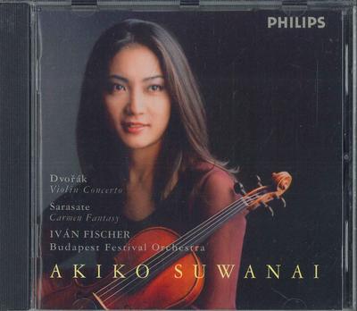 CD AKIKO SUWANAI IVAN FISCHER BUDAPE  Dvorak Mazurck Op49  Violin Conce 4645312 PHILIPS 2001 Europe Classical Used