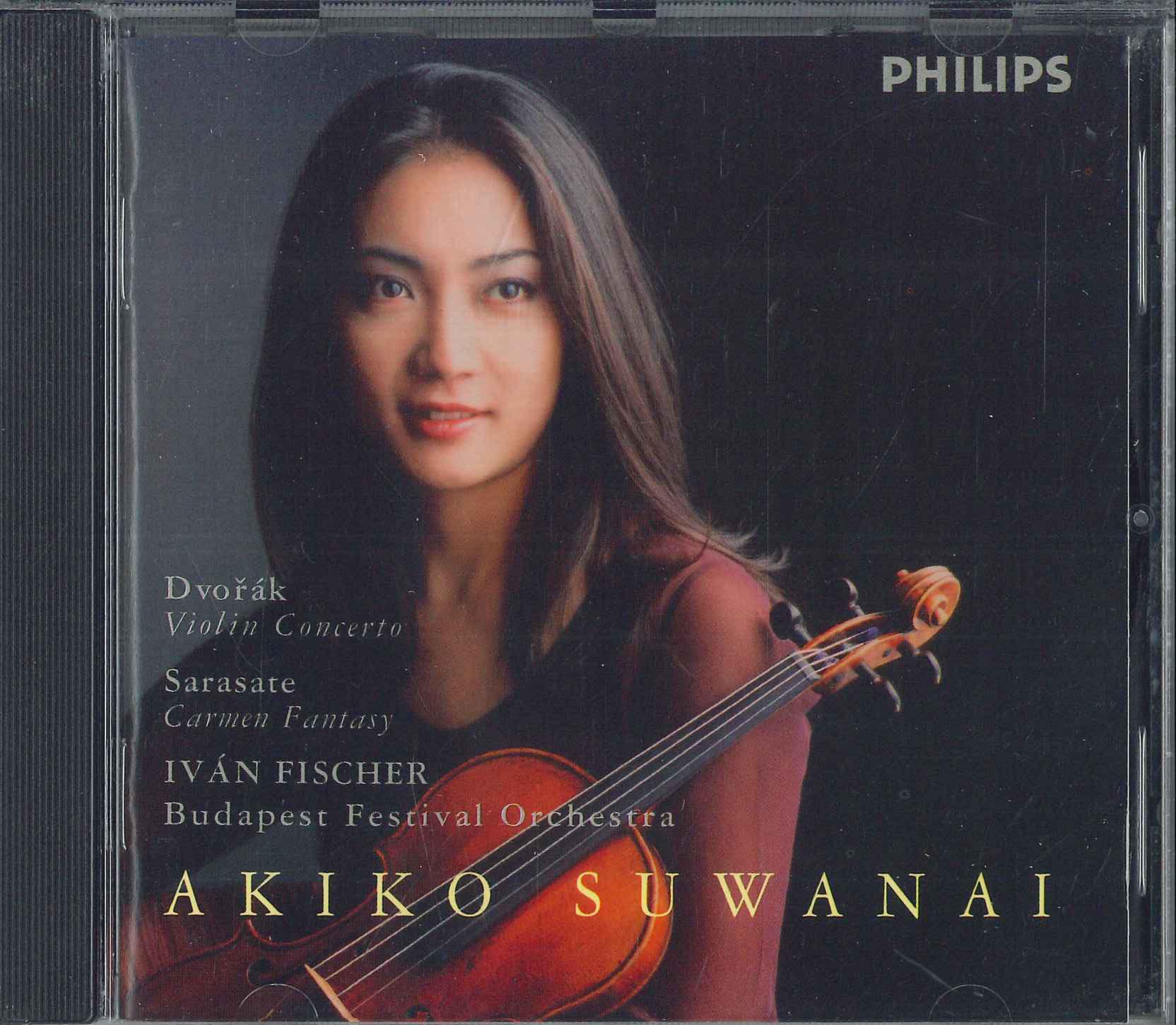 CD AKIKO SUWANAI IVAN FISCHER BUDAPE Дворжак Мазурка Op49 Скрипичный концерт 4645312 PHILIPS 2001 Европа Классика Б/у