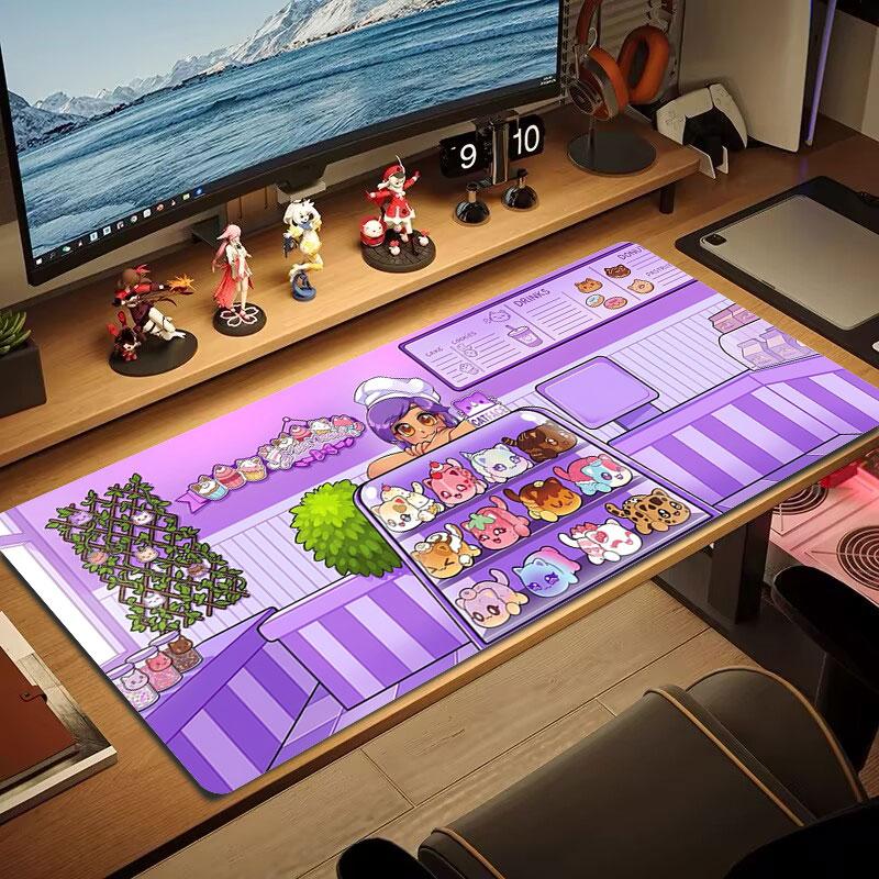 Aarmau Large Size Mouse Pad Large Gaming Table Cushion Nonslip Laptop Tablet Big Mousepad Xxl Mat Mini Pc Playmat With Lock Edge