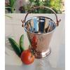 Steel Copper Hammered Design Bucket, Serveware & Tableware for Home, Hotel & Restaurants, Volume-400 ML