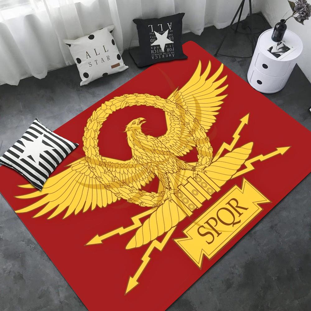 Roman SPQR Printed Floor Mat Rectangle Anti-slip Home Soft Badmat Front Door Indoor Outdoor Mat Modern Home Decor