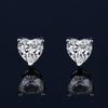 925 Silver Jewelry Set With Heart-Shaped Pendant Necklace, Earrings And Rings, Elegant Jewelry Accessories For Women