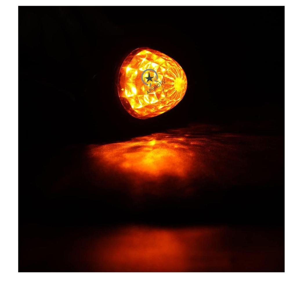 18PCS LED Marker Lights 12V Amber Trailer Lights Side Marker / Chicken Lights for Semi Trucks, Freightliner, Cargo Utility Trailers (Universal Fit)
