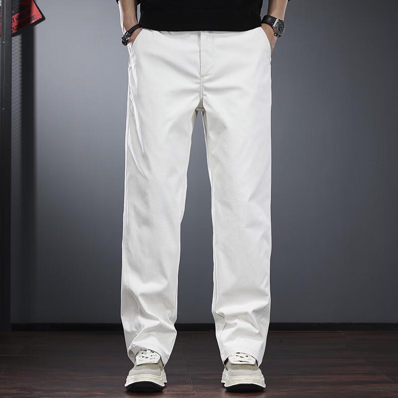 Мужские повседневные брюки прямого покроя 4XL