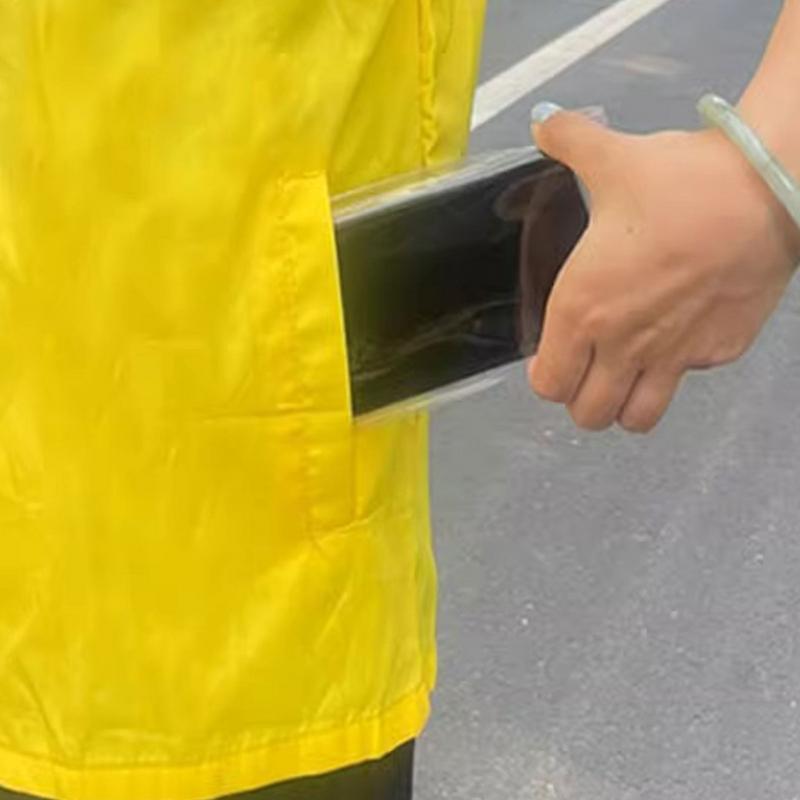 Motorcycle Handlebar Phone Bag Handlebar Waterproof Clear Phone Pouch Motorcycle Mobile Holder High Sensitivity Phone Rain Cover