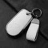 Aluminum Alloy Goatskin Car Key Case Cover For Greatwall Ora R1 R2 Good Cat Gt Lightning Cat Ballet Cat White Cat Iq Keychain