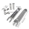 X7JF E-bike Motorcycle Footrest Foot Peg Rest Pedal For YZF R6S Durable