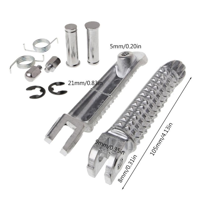 X7JF E-bike Motorcycle Footrest Foot Peg Rest Pedal For YZF R6S Durable