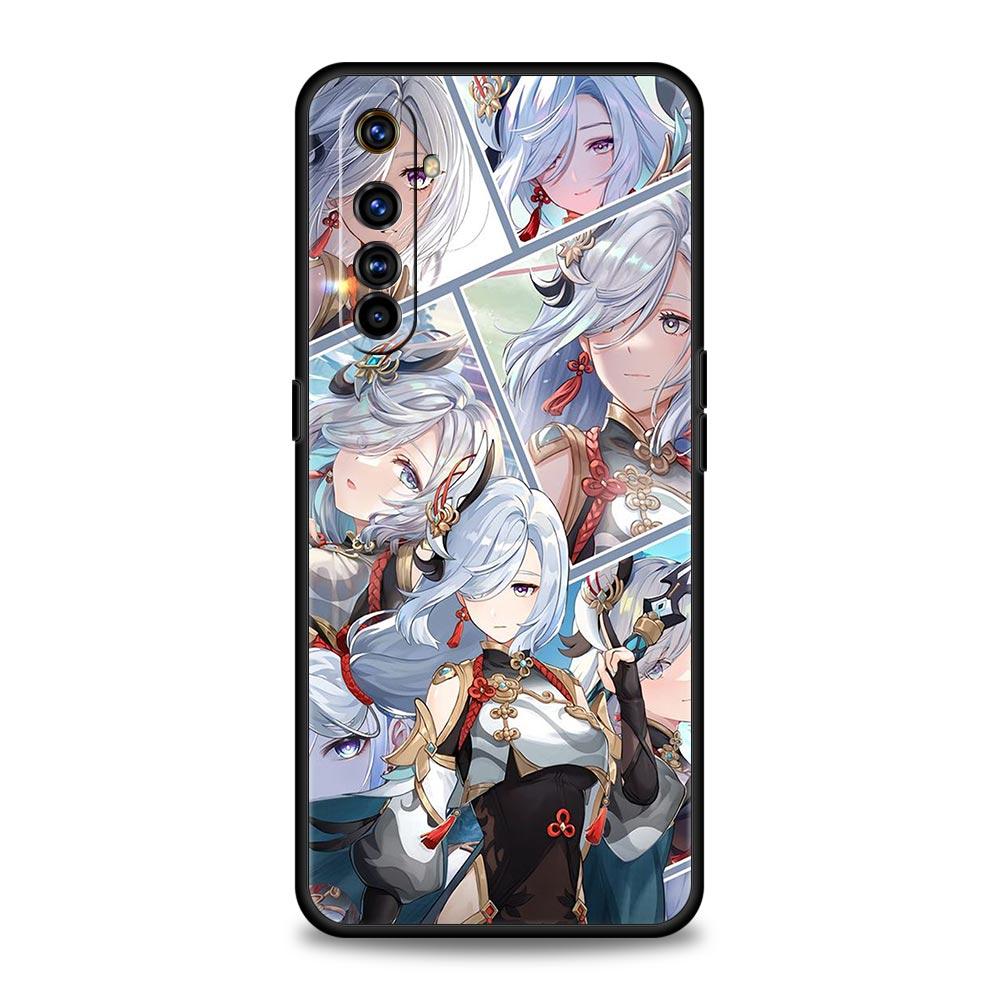 For Realme GT Neo 2 3 3T 5 Phone Case 12 11 5G 10 9 8 5G 7 6 GT5 GT3 GT2 Pro Plus C21 C11 C25 Cover Genshin Impact  Alhaitham