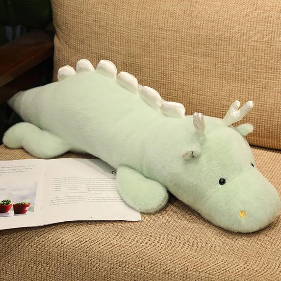 Yousheng Long Dragon Plush Pillow Soft Stuffed Animal from 70cm-140cm Cute Cuddly Backrest for Sofa Bed Cozy Hugging Companion Decor Gift for Kids