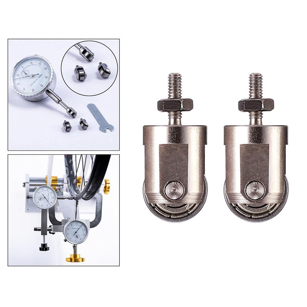 For Electronic Indicator For Digital Indicator Probe Contacts 22.5mm Length Depth Gauge Roller Stainless Steel