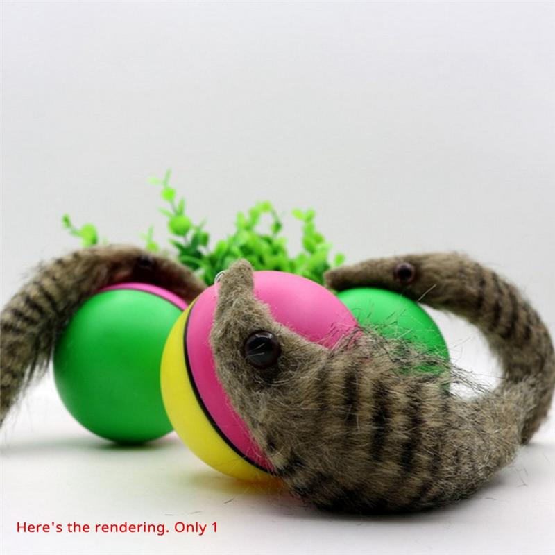 M-Modern-Electric Beaver Ferret Rolling Ball For Dog And Cat Interaction, Pet Chasing , Agility Training Supplies