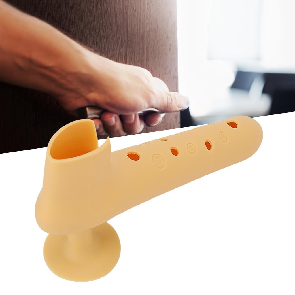 Silicone Door Handle Cover Prevent Collision Prevent Static Electricity Door Knob Cover with Suction Cup for