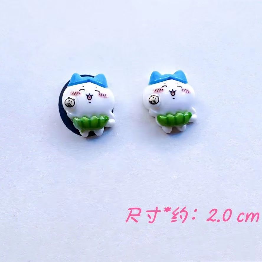 Cartoon Cute Chikawas Diy Glue Resin Jewelry Accessories Mobile Phone Case Key Hairpin Headband Accessories Hachiware USAGI
