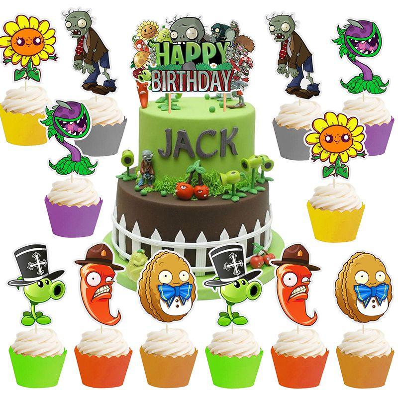 Vibrant Plants Vs. Zombies Theme Birthday Party Supplies For Kids Unforgettable Decorations