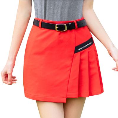 Saia Plissada QIRUN Golf Golf Tênis Slim Feminina, Roupa, Roupa Esportiva, Saia, Estilosa, Algodão, Ajuste, Elástica, Leve, Respirável, Absorvente de Umidade,