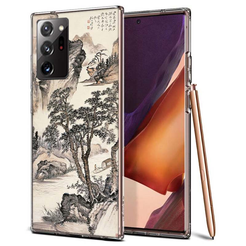 

Chinese Style ink Painting Art Phone Case for Samsung A55 A35 A25 A15 A07 A05S A16 A17 A26 A36 A37 A56 A57 Galaxy Note 20 10 A50 Samsung A50S(A30S)
